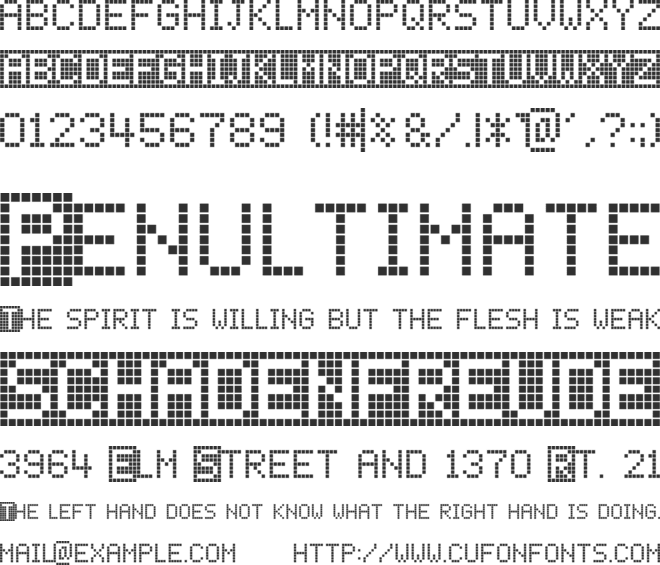 ChessType font preview