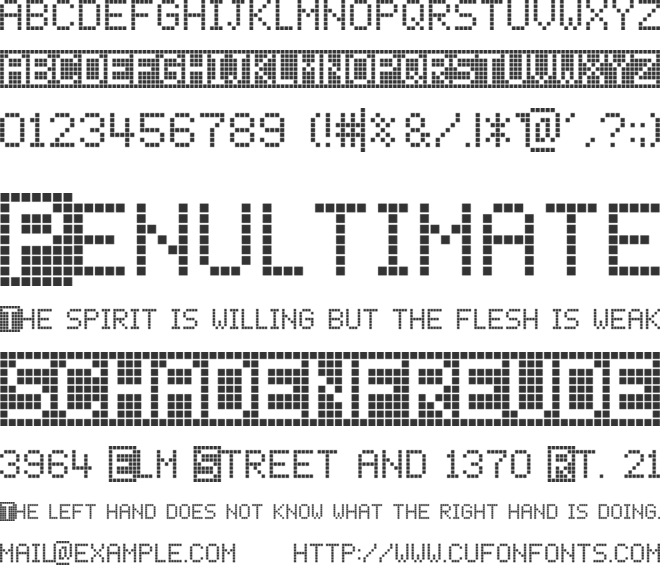 ChessType font preview