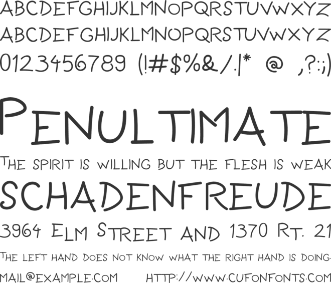 Ranch CMX Sans font preview