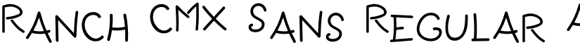 Ranch CMX Sans Regular font