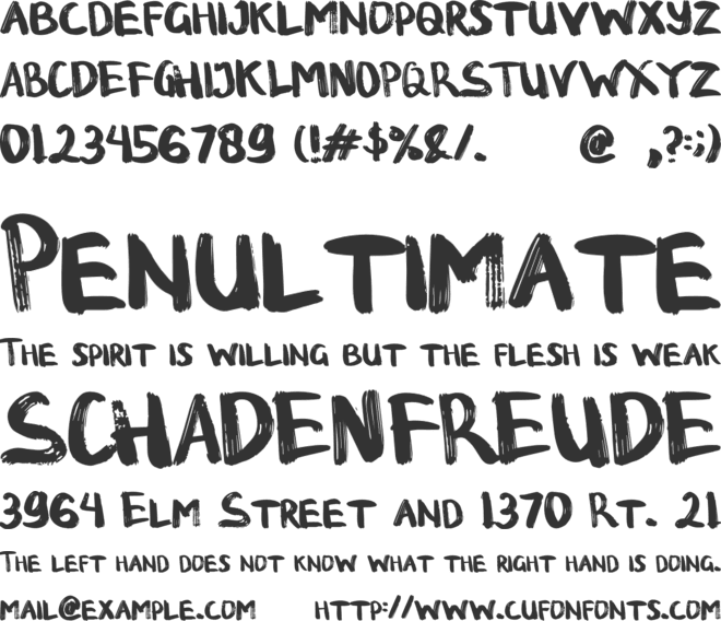 Graceland font preview