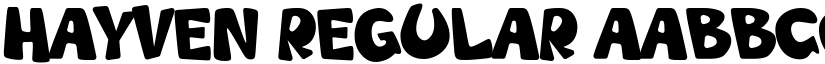Hayven font download