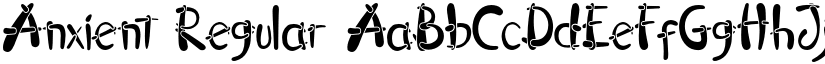 Anxient Regular font