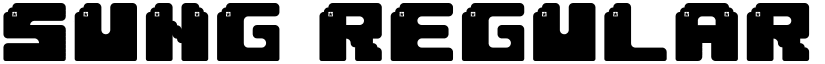Sung Regular font