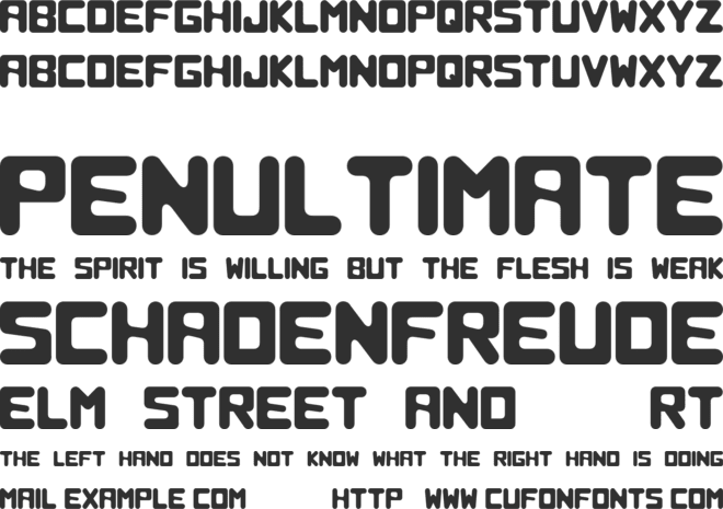 Repro 89 font preview