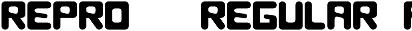 Repro 89 Regular font