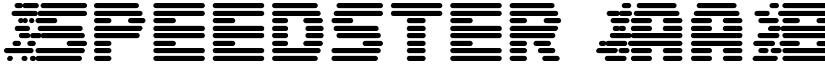 Speedster font