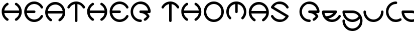HEATHER THOMAS Regular font
