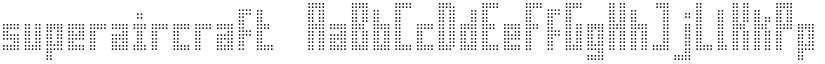 superaircraft font