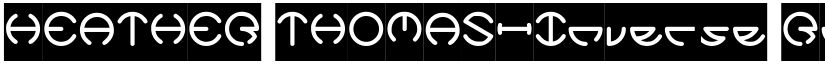 HEATHER THOMAS-Inverse Regular font