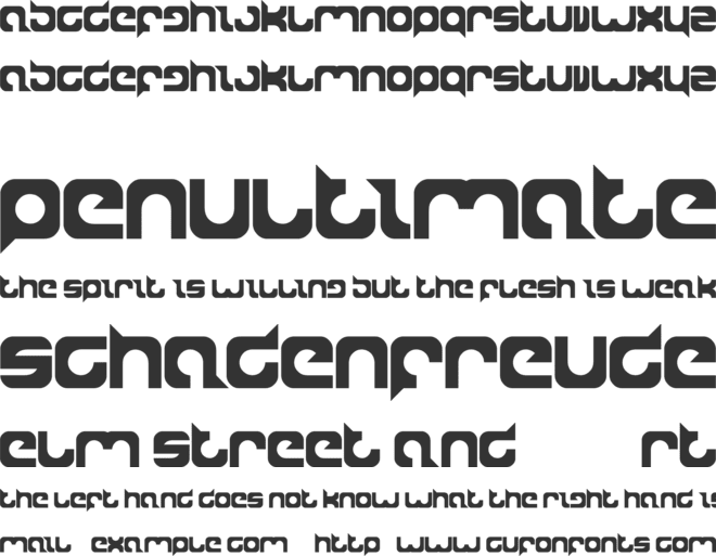 super power font preview