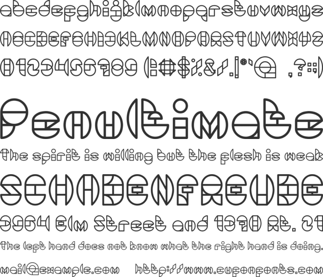 DRAGON FLY font preview