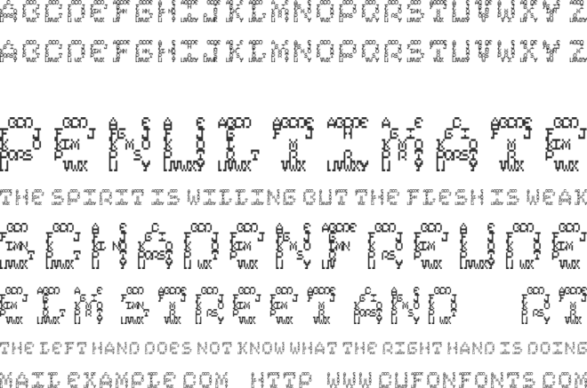 Complexity font preview