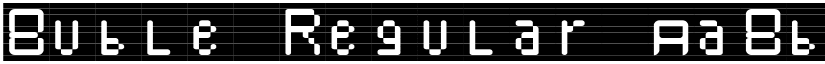 Buble Regular font