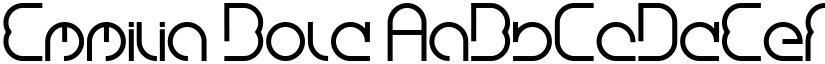 Emmilia Bold font