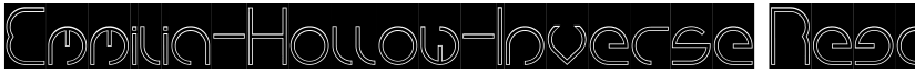 Emmilia-Hollow-Inverse Regular font