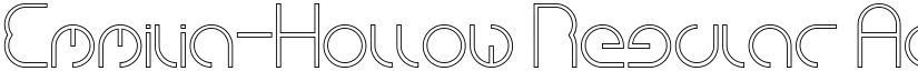 Emmilia-Hollow Regular font