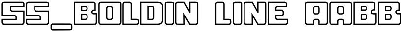 ss_boldin Line font