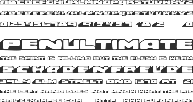 Rollover font preview