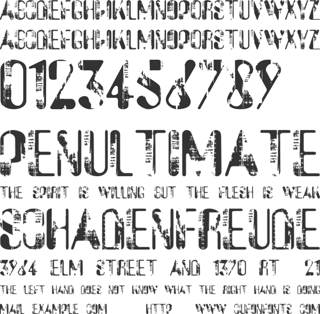 Sucata Spacial font preview