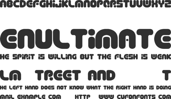 Depth Charge font preview