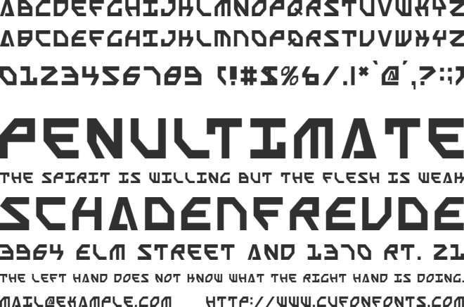 Scarab Script font preview