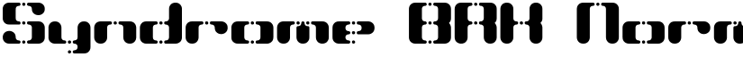 Syndrome BRK Normal font