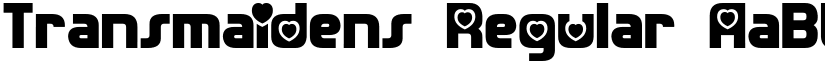 Transmaidens Regular font