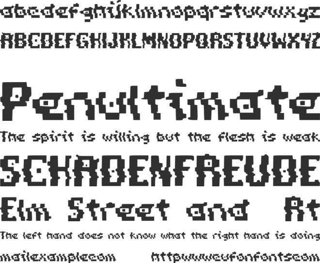 Pixel_Distortion font preview
