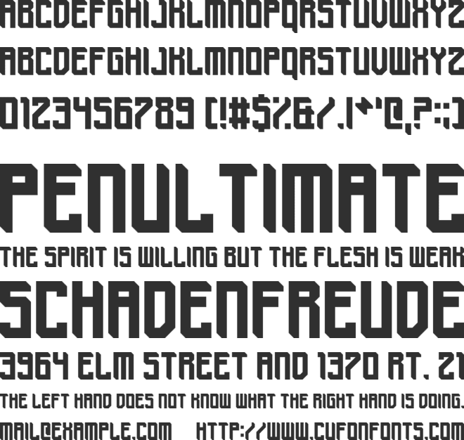 Chisholm Heliport font preview