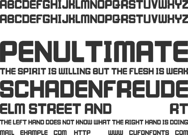 I WILL WAIT font preview