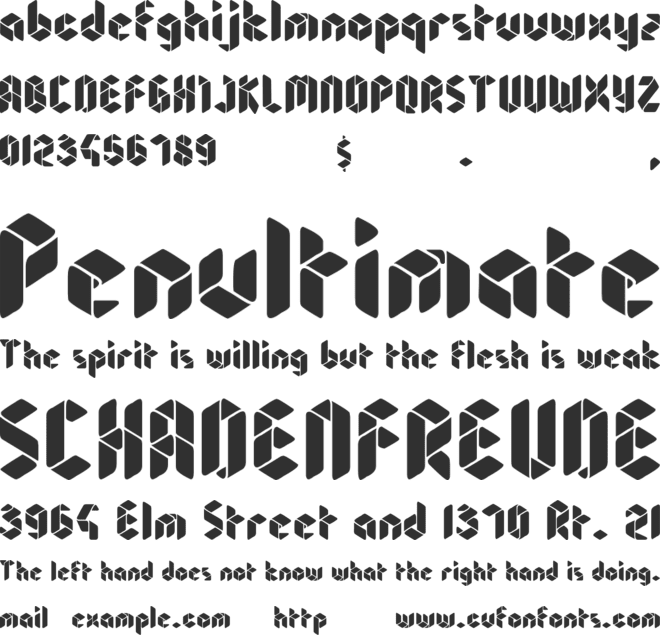 sheandy font preview