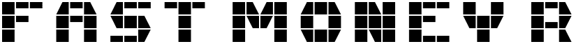 Fast Money Regular font