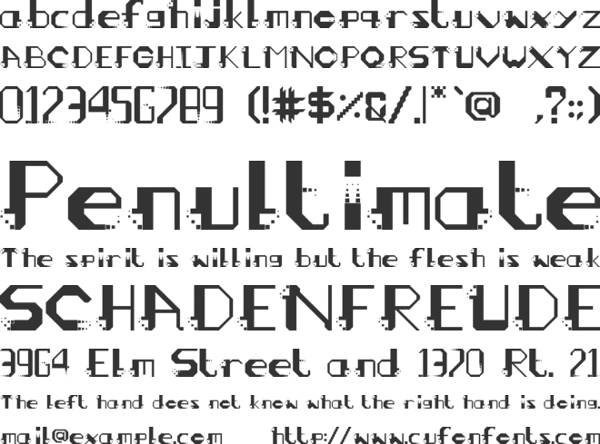 MANGAHAS 2020 font preview