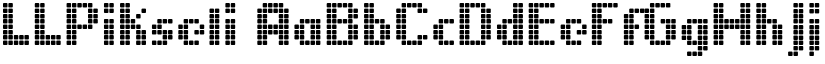 LLPikseli font