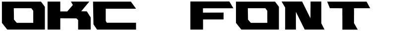 OKC FONT Regular font