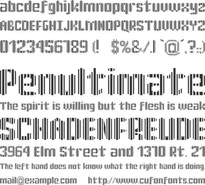 katrün30 font preview