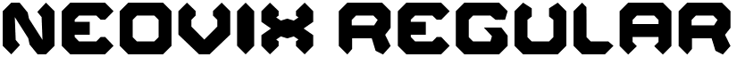 Neovix Regular font