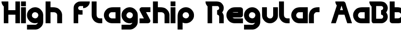 High Flagship font download
