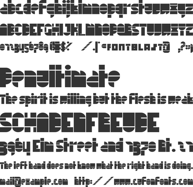 Tapedeck font preview