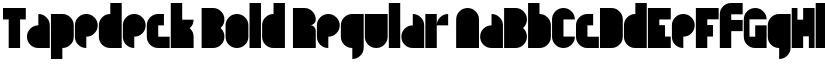 Tapedeck Bold Regular font