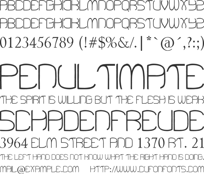 Been Hanging Around font preview