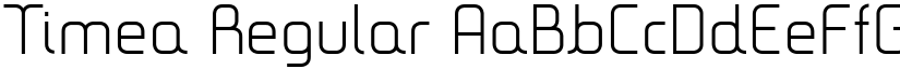 Timea Regular font