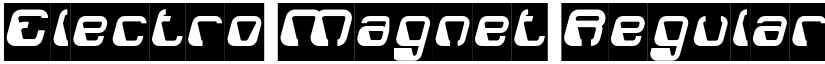 Electro Magnet Regular font