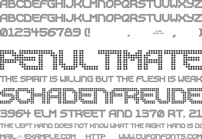 Sucaba font preview