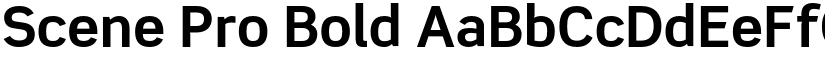 Scene Pro Bold font