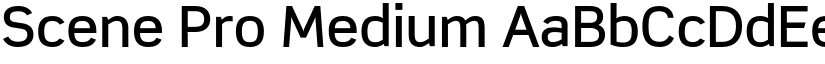 Scene Pro Medium font