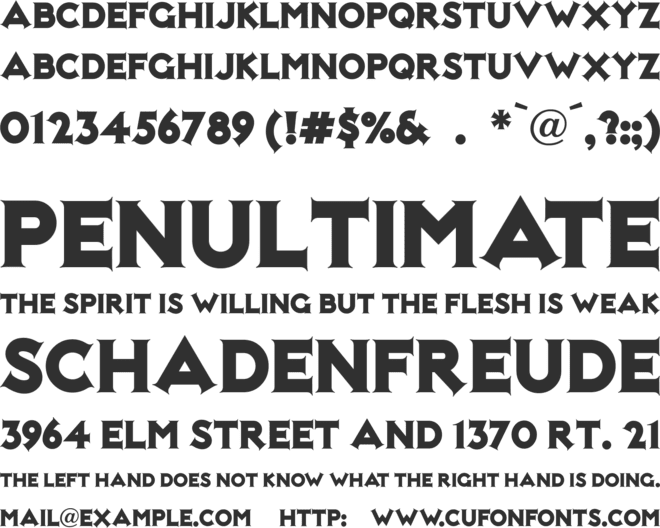 NotMaryKate font preview