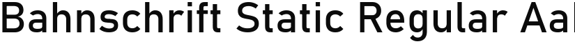 Bahnschrift Static font download