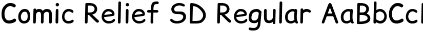 Comic Relief SD font download